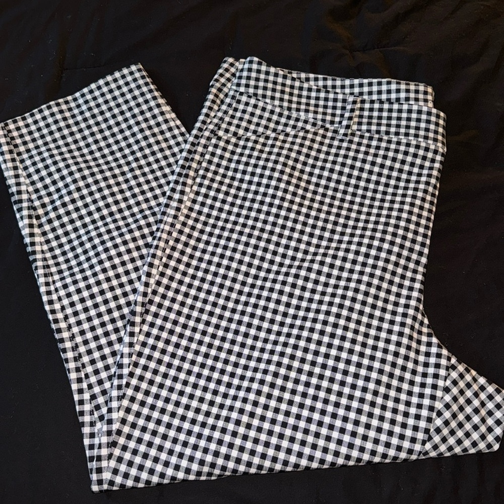 Houndstooth Pixie Ankle Pants - image 1